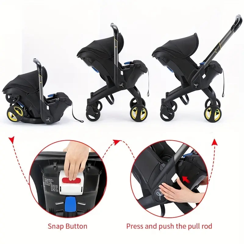 The Official 2-in-1 Car Seat & Stroller – All-in-One Travel System